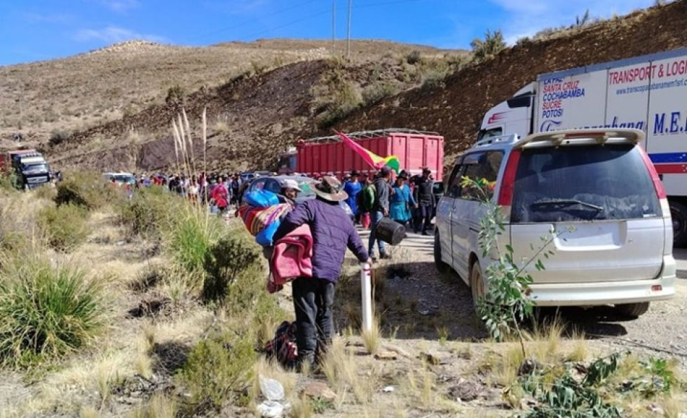 Chuquisaca no registra puntos de bloqueo, pero sigue incomunicada con cinco departamentos