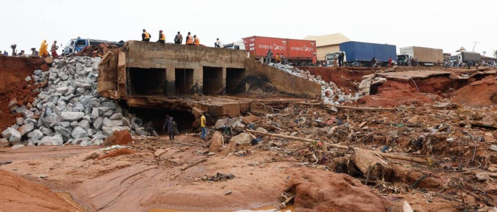 Sube a 160 el número de muertos por las lluvias torrenciales en el oeste de Nigeria