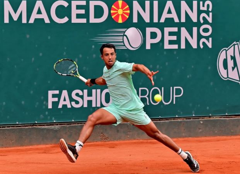 Hugo Dellien es semifinalista del Macedonia Open