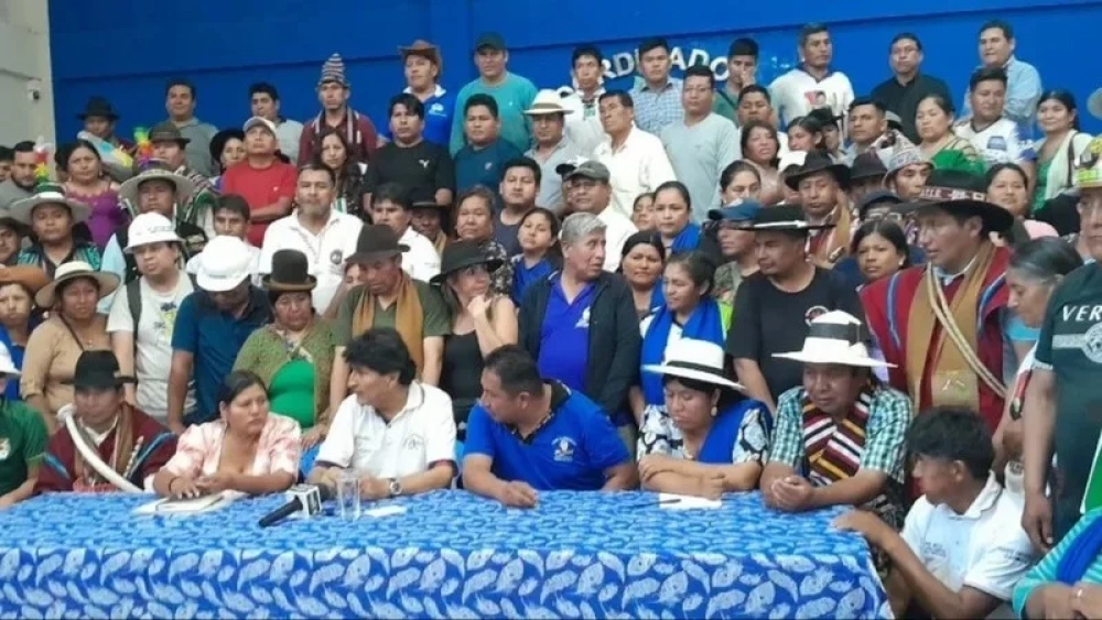 Evistas anuncian segunda movilización en La Paz por candidatura de Evo Morales